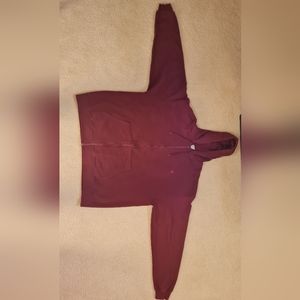 Champion Sweater Mens 3XL Red Logo Full Zip Hoodie Sweatshirt